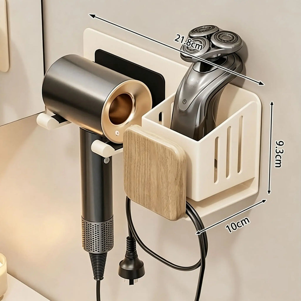 Wall-Mounted Hair Dryer Holder