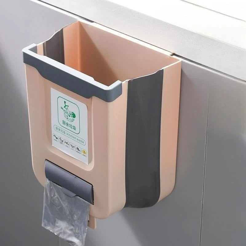 Folding Kitchen Trash Can