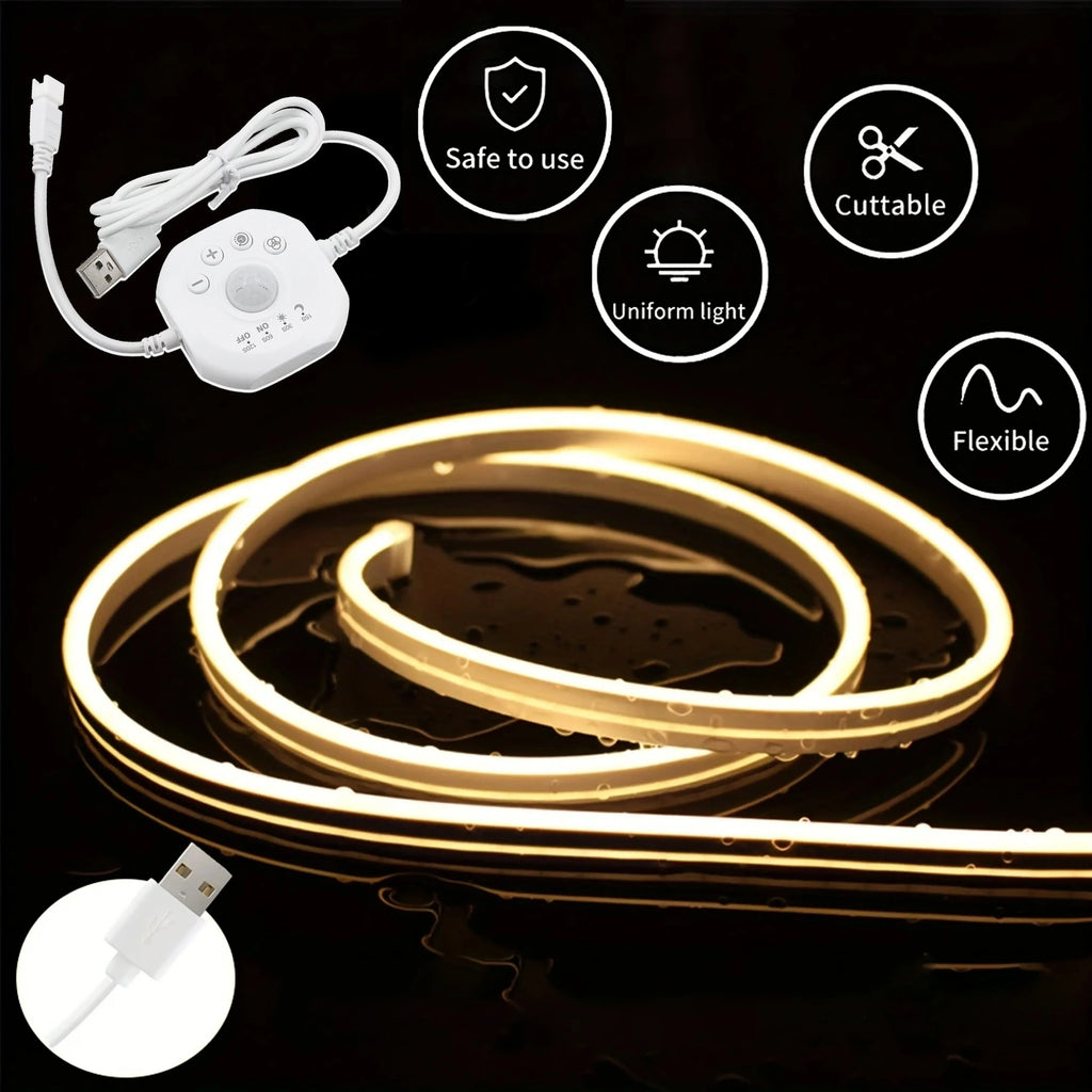 Tira de luz LED con sensor de movimiento