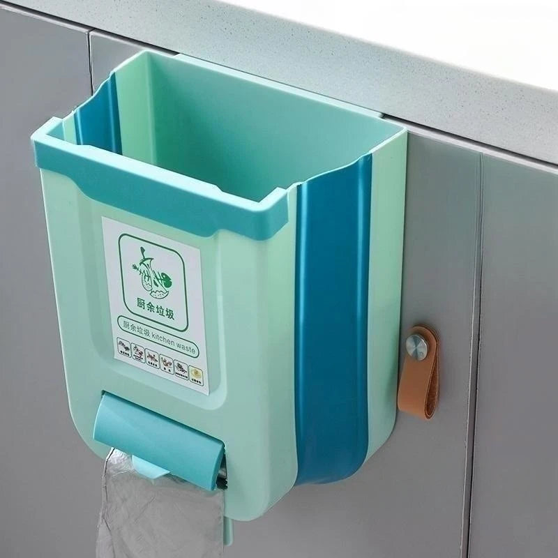 Folding Kitchen Trash Can