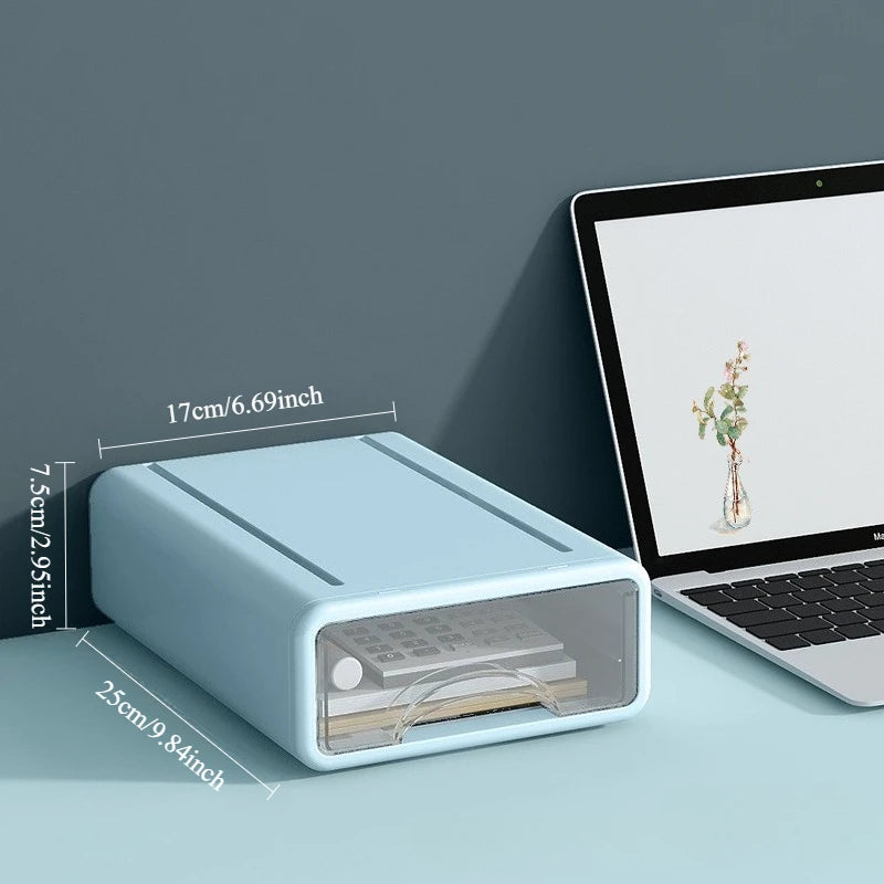 Stackable Organizer with Transparent Drawers