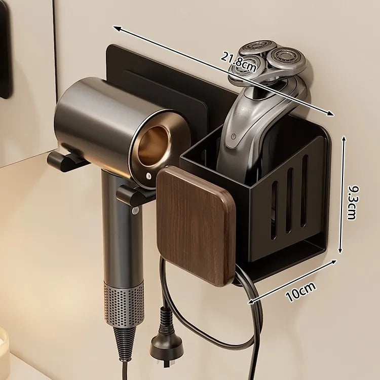 Wall-Mounted Hair Dryer Holder