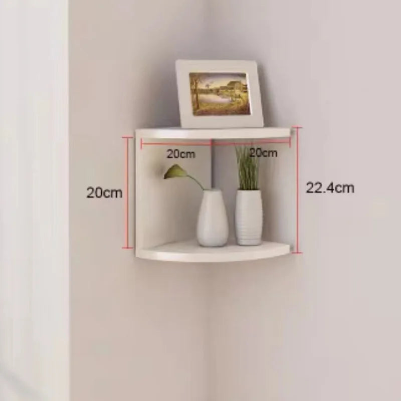 Decorative Wooden Corner Shelf