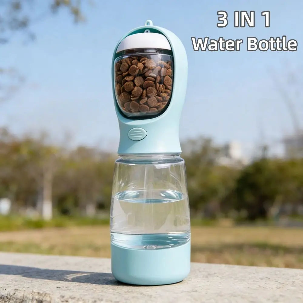 3-in-1 Portable Dog Water Bottle