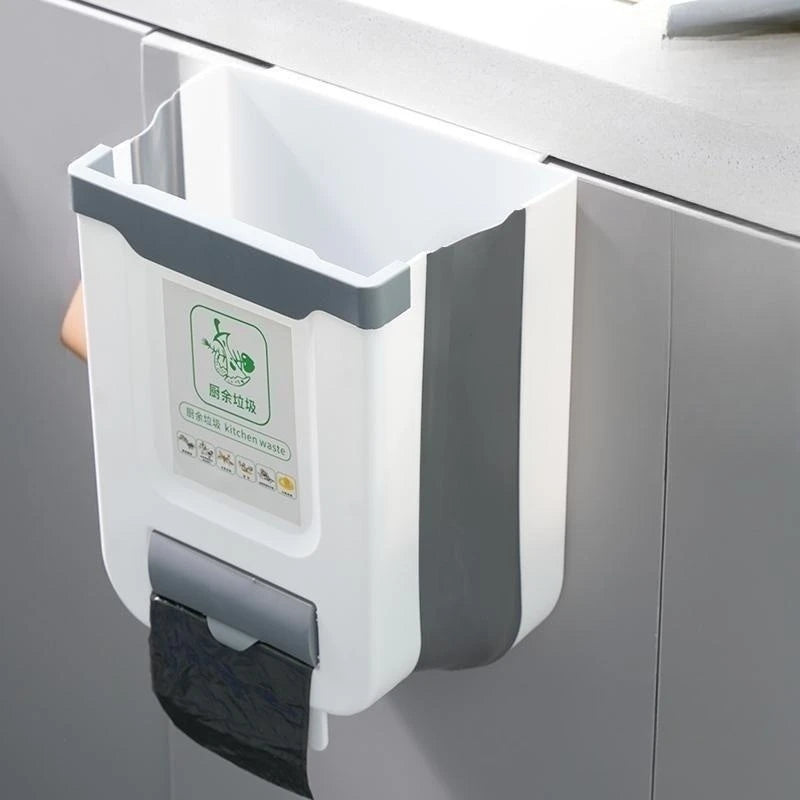 Folding Kitchen Trash Can