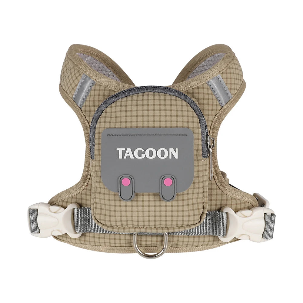 Adjustable Reflective Pet Harness with Leash