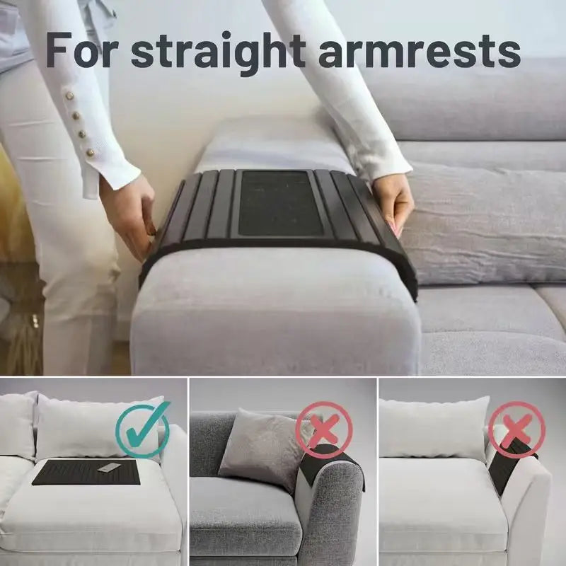 Bamboo Sofa Armrest Tray