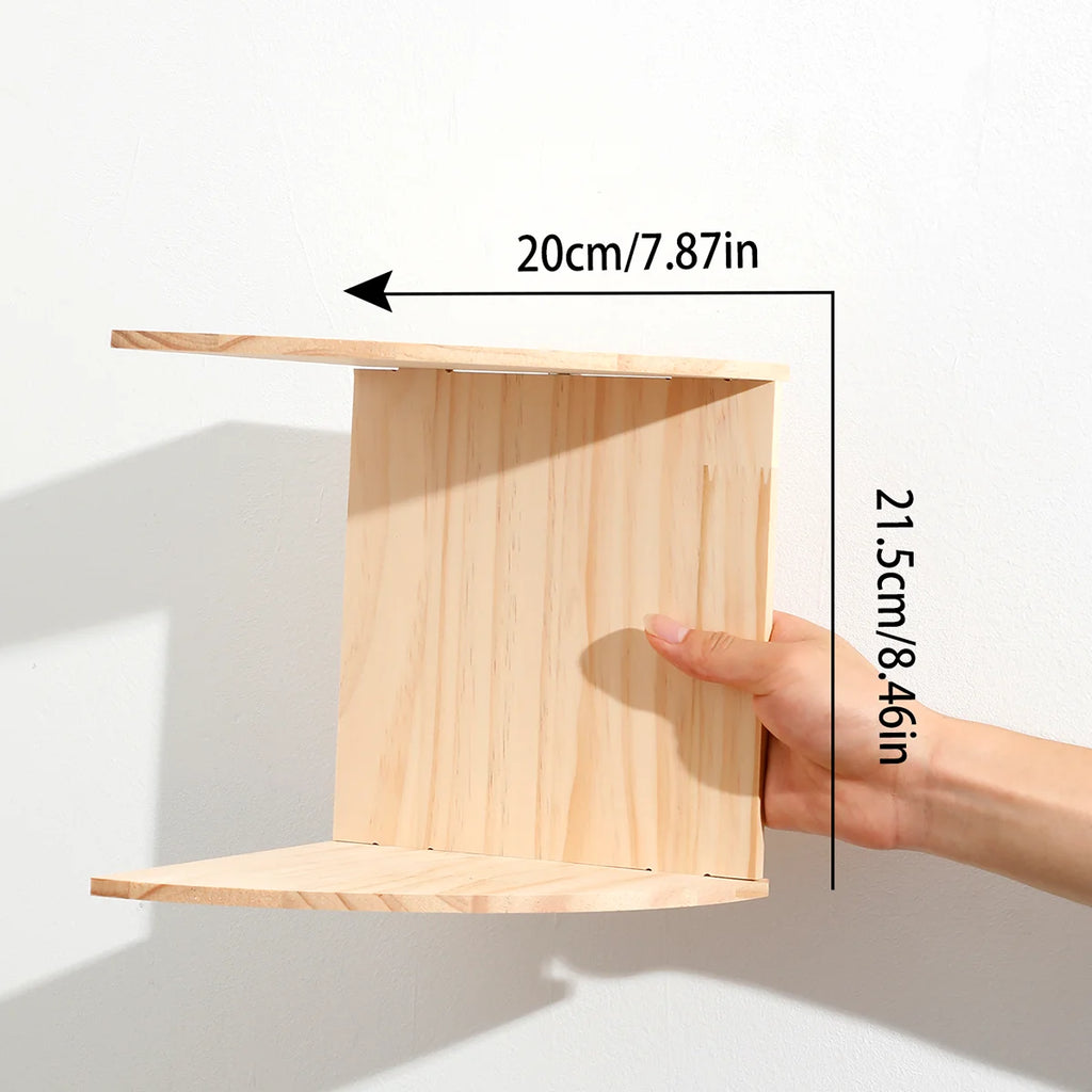 Decorative Wooden Corner Shelf