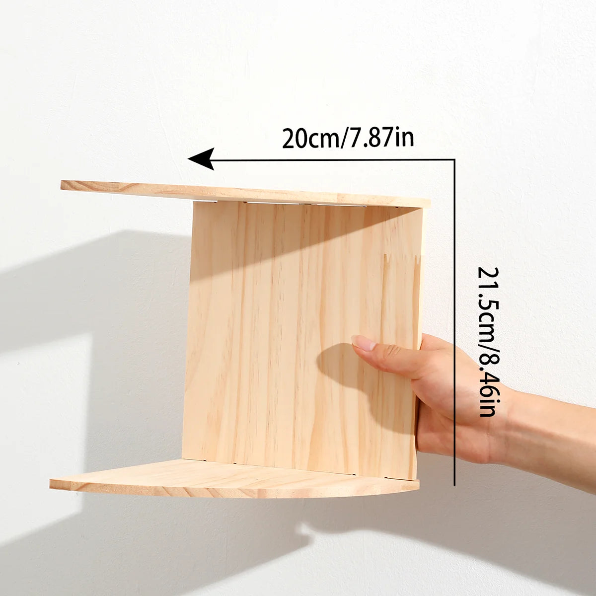 Decorative Wooden Corner Shelf