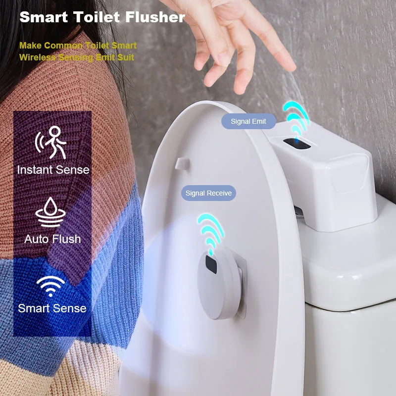 Sensor de descarga automática para inodoro