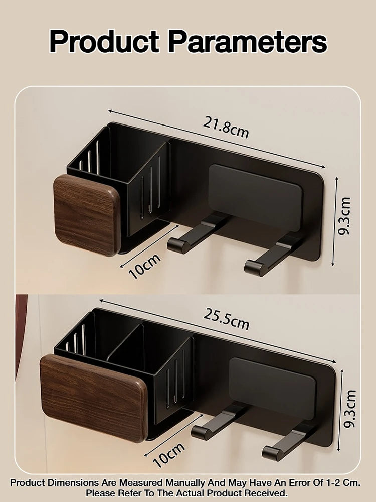 Wall-Mounted Hair Dryer Holder