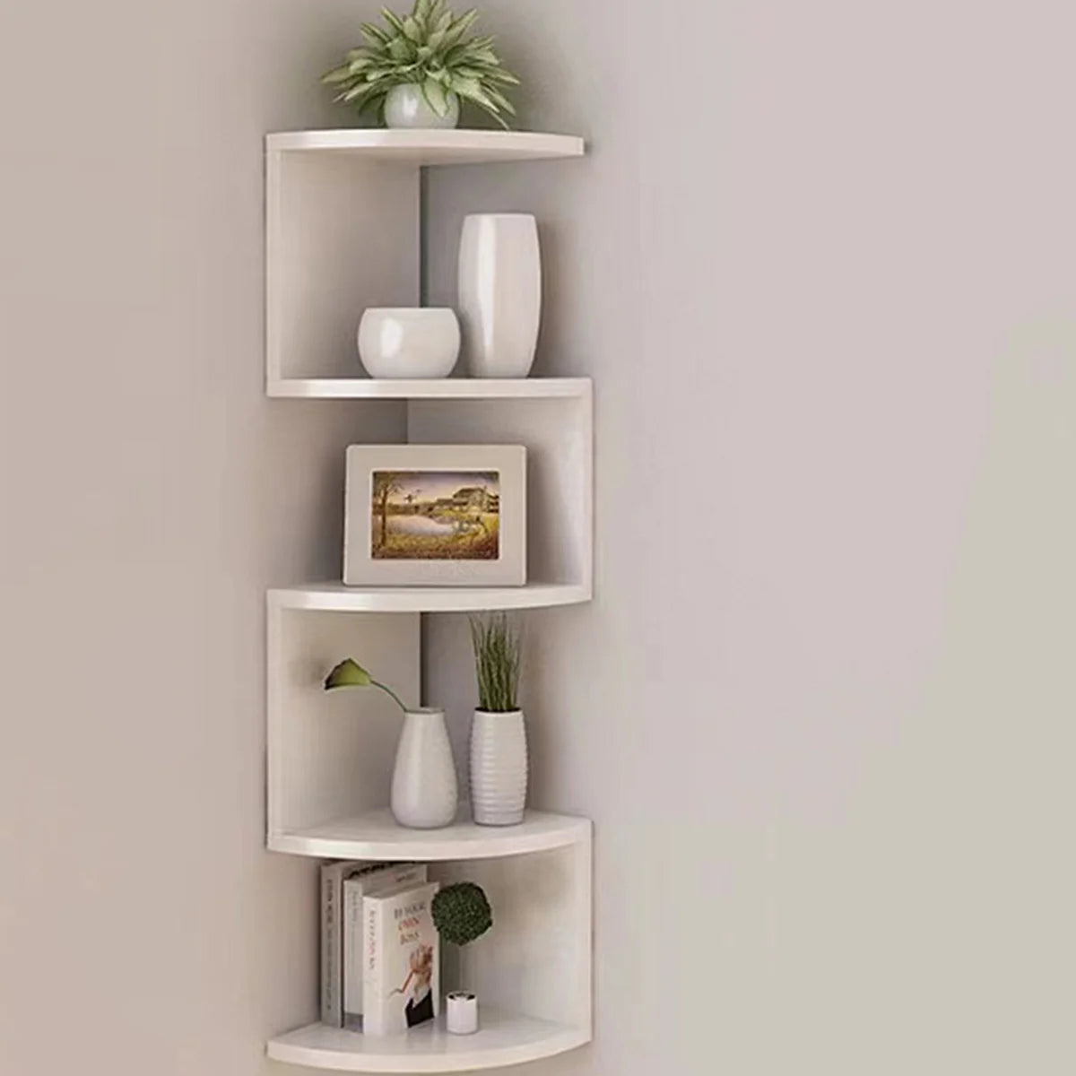 Decorative Wooden Corner Shelf