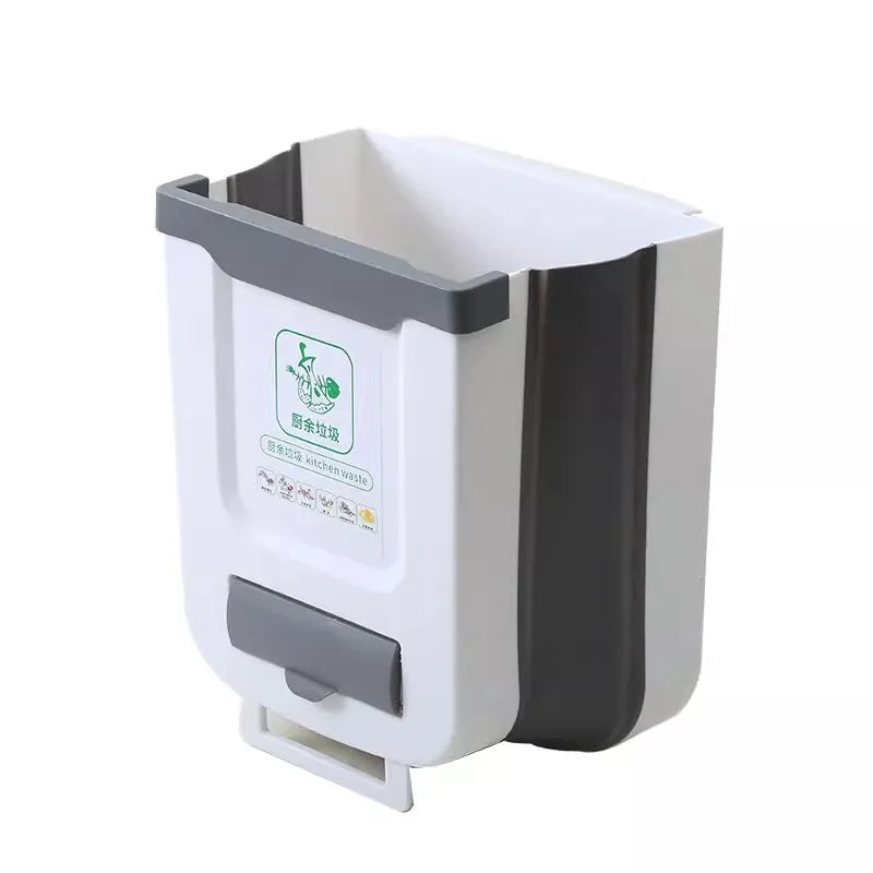 Folding Kitchen Trash Can