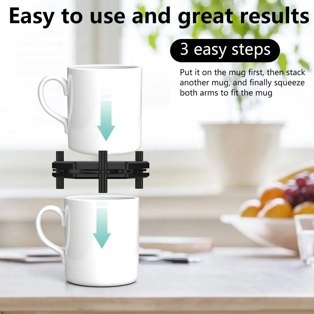 Stackable Coffee Mug Organizer