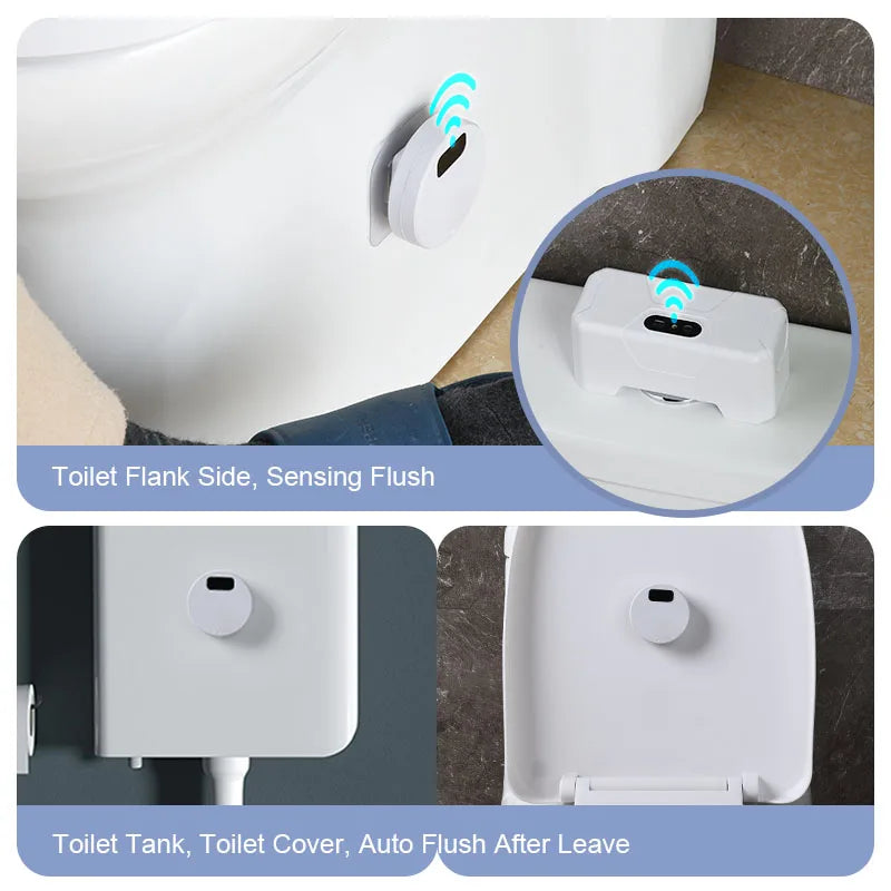 Sensor de descarga automática para inodoro